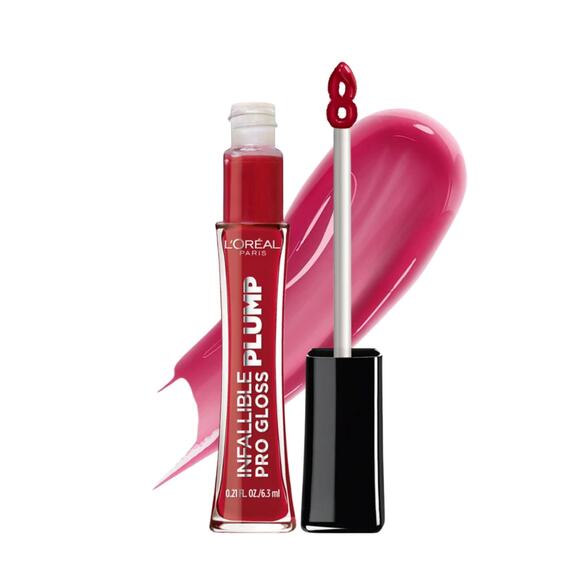 Loreal Infallible Pro Gloss Plump Lip Gloss Ruby Sheen 611 - Picture 1 of 12